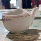 Antique Baby Invalid Feeder Cup Floral Porcelain England