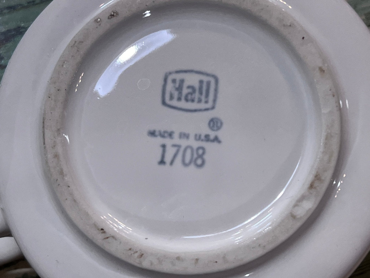 Antique Baby Invalid Feeder Cup Ironstone Hall 1708 - The Mustard Seed Collection, The Seed
