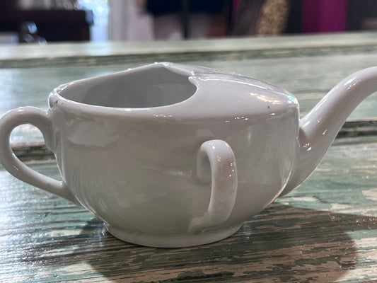 Antique Baby Invalid Feeder Cup Porcelain - The Mustard Seed Collection, The Seed