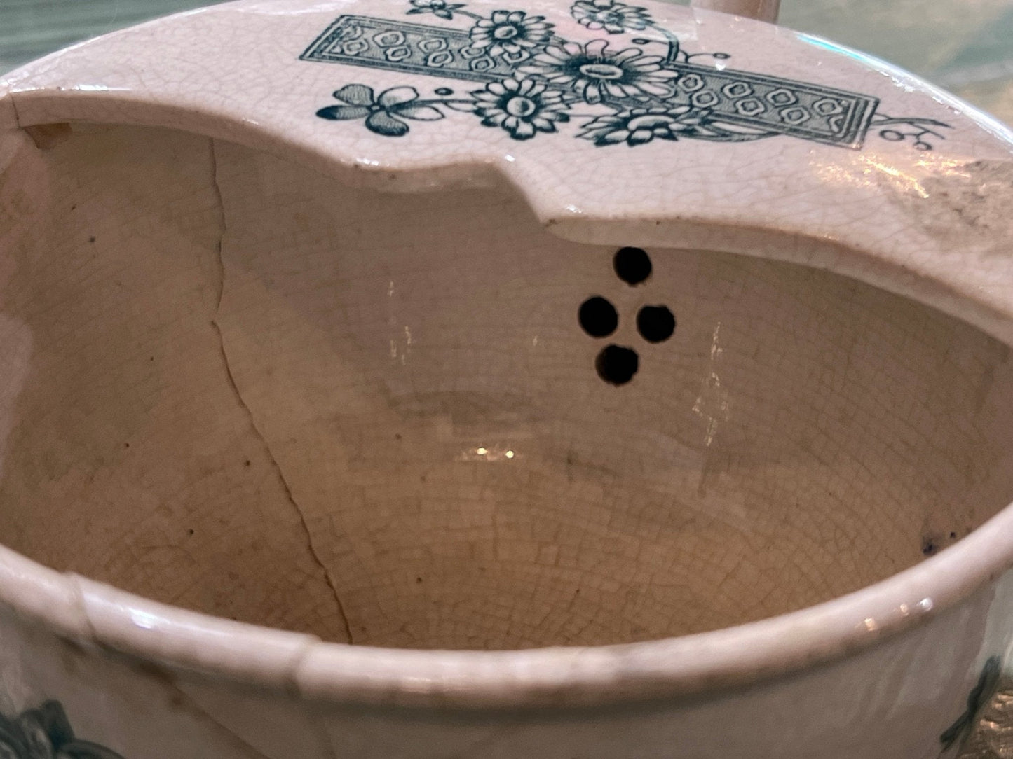Antique Baby Invalid Feeder Cup Repairs and Crazing - The Mustard Seed Collection, The Seed