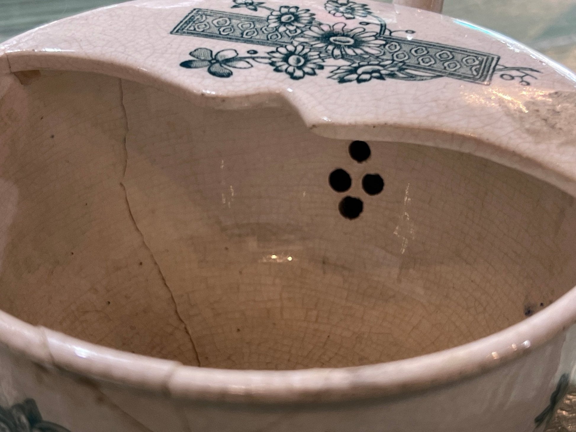 Antique Baby Invalid Feeder Cup Repairs and Crazing - The Mustard Seed Collection, The Seed