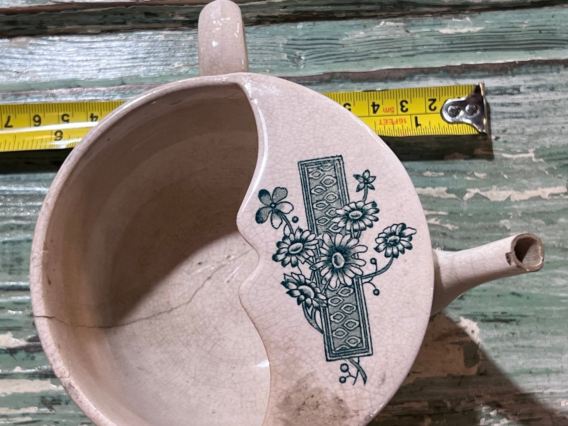 Antique Baby Invalid Feeder Cup Repairs and Crazing - The Mustard Seed Collection, The Seed