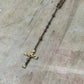 Antique Brass WWI / WWII Military Service Rosary – Catholic Soldier’s Pull-Chain Pocket Rosary with Crucifix - The Mustard Seed Collection, The Seed