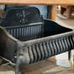 Antique Cast Iron Fireplace Coal Basket
