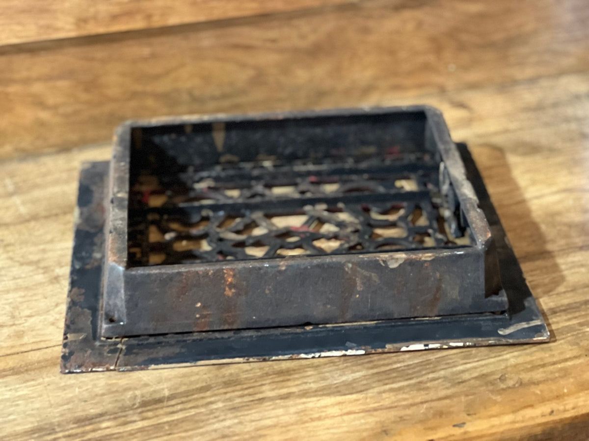 Antique Cast Iron Floor Register - The Mustard Seed Collection, The Seed