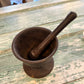 Antique Cast Iron Mortar & Pestle