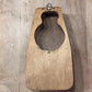 Antique Catholic Holy Water Font & Secret Bottle Holder – Our Lady of Lourdes Wood & Metal Wall Benitier, 6" x 3.25" - The Mustard Seed Collection, The Seed