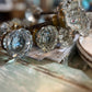 Antique Crystal Door Knob Set - The Mustard Seed Collection, The Seed