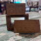 Antique Dual Wheat Bushell Butter Mold with Scraper