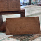Antique Dual Wheat Bushell Butter Mold with Scraper