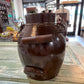 Antique Early Brown Batter Jug w handle - The Mustard Seed Collection, The Seed