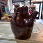Antique Early Brown Batter Jug w handle - The Mustard Seed Collection, The Seed