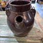 Antique Early Brown Batter Jug w handle - The Mustard Seed Collection, The Seed