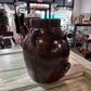 Antique Early Brown Batter Jug w handle - The Mustard Seed Collection, The Seed