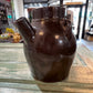 Antique Early Brown Batter Jug w handle - The Mustard Seed Collection, The Seed