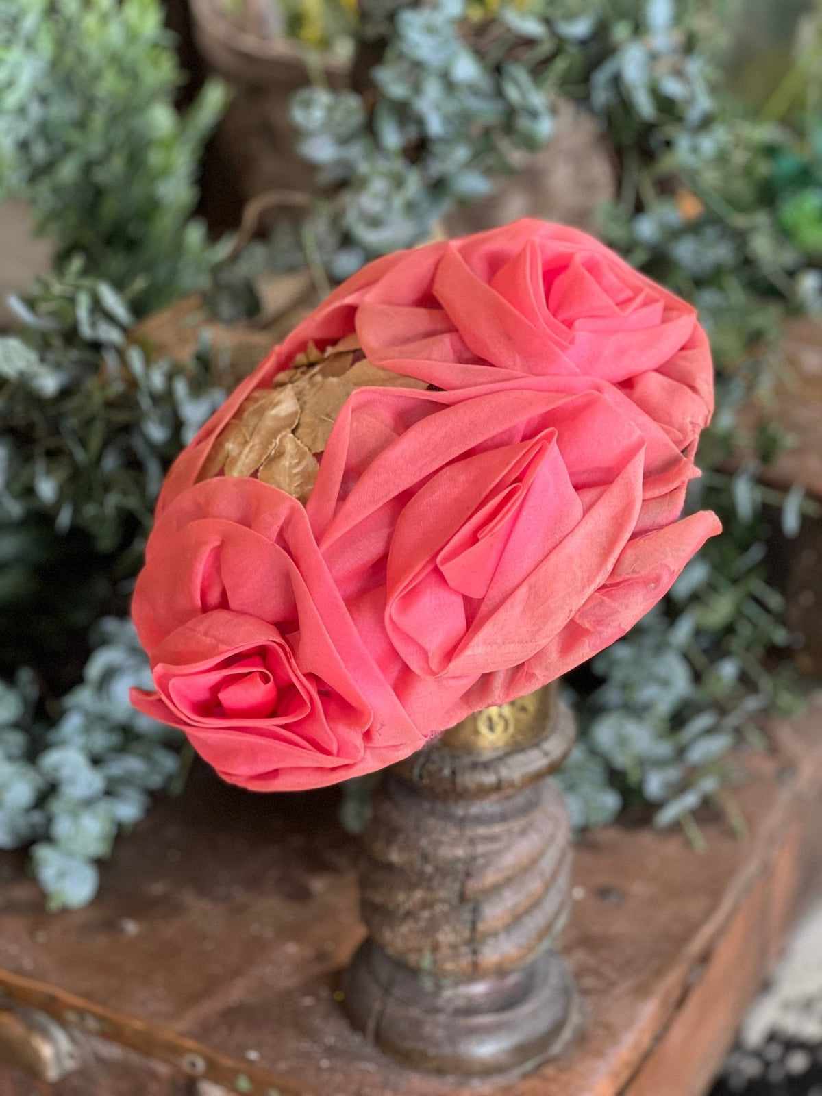 Antique Floral Headpiece - The Mustard Seed Collection, The Seed