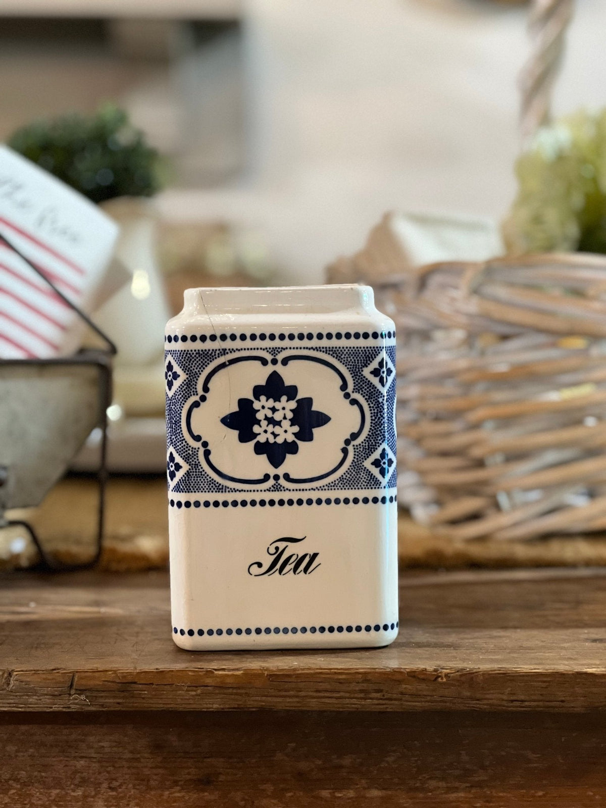 Antique German Nekar Canister - The Mustard Seed Collection, The Seed