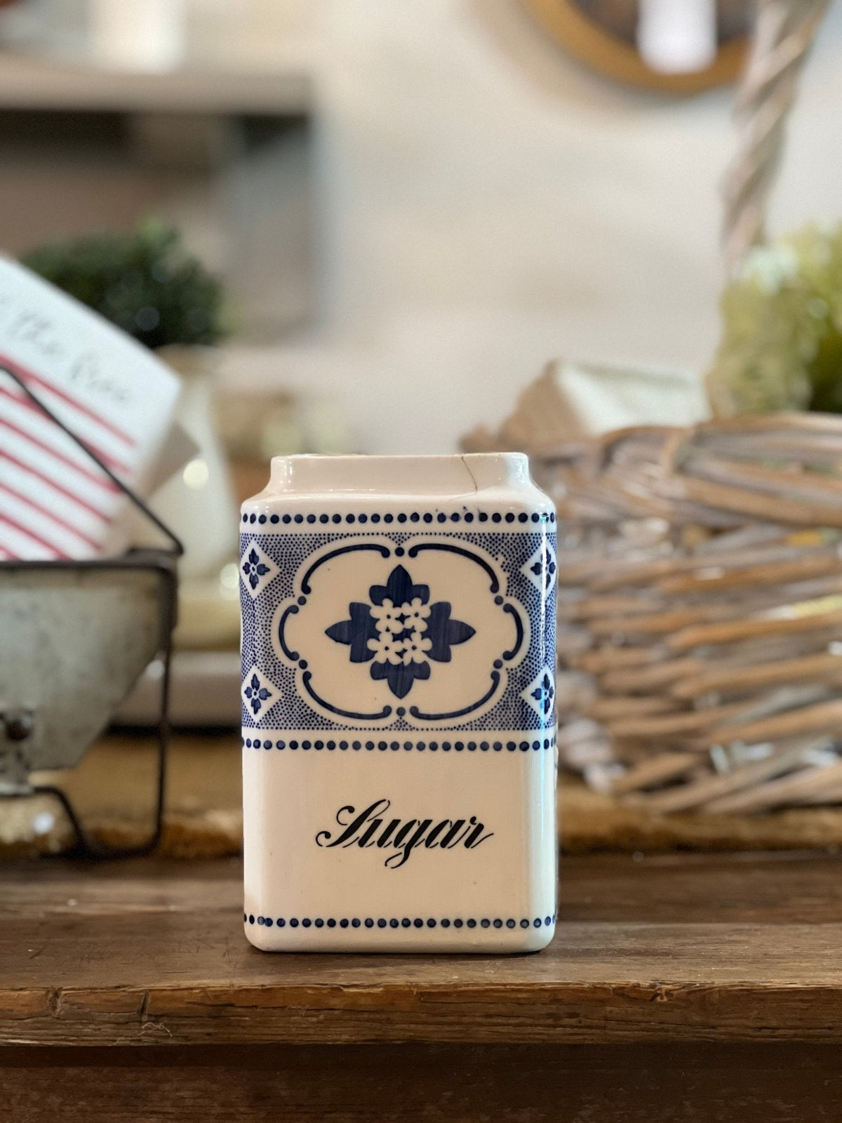 Antique German Nekar Canister - The Mustard Seed Collection, The Seed