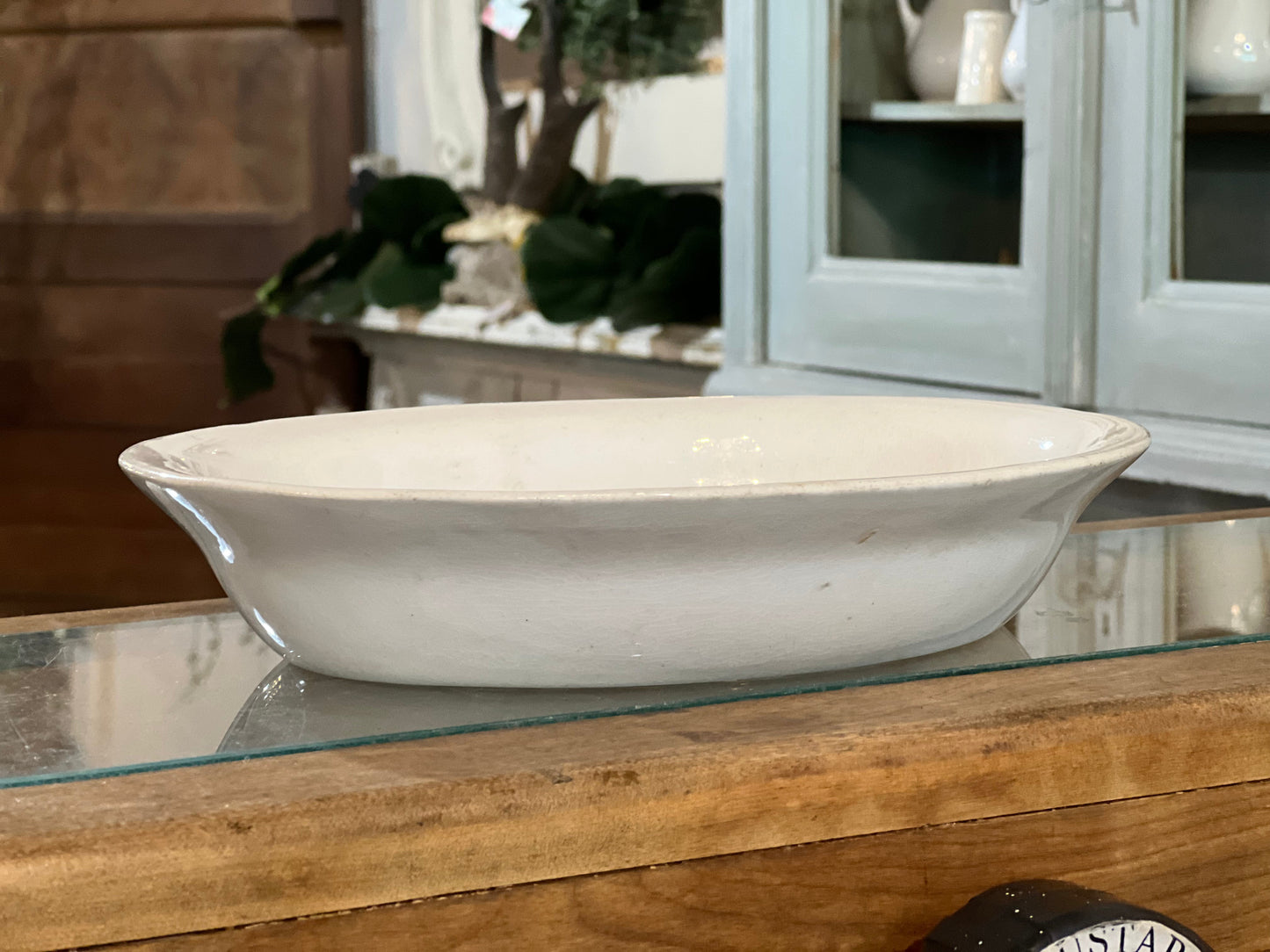 Antique Ironstone Serving Dish Vegetable Deep Unique Depth Mellor & Co