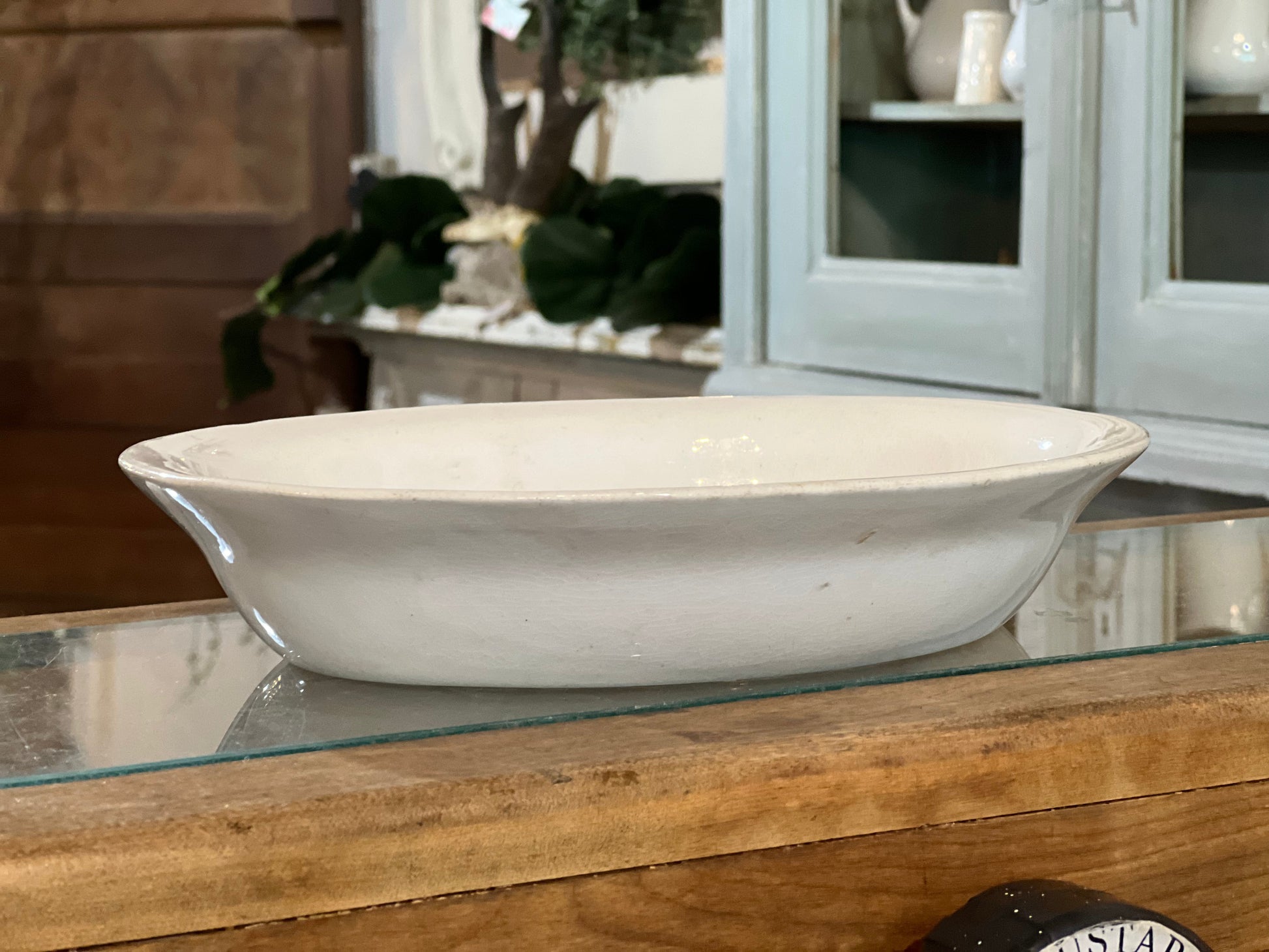 Antique Ironstone Serving Dish Vegetable Deep Unique Depth Mellor & Co