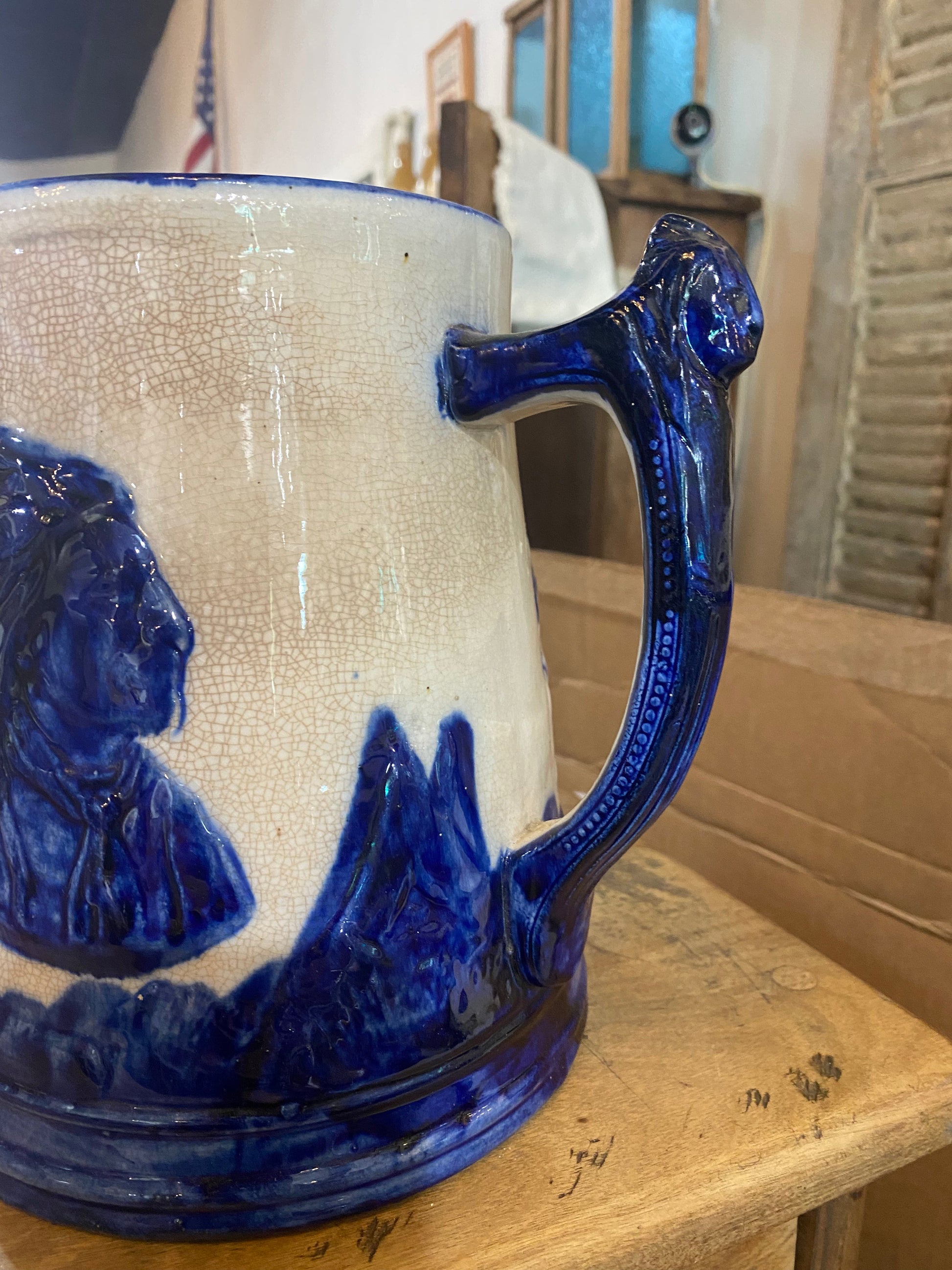 Antique Large Sleepy Eye Water Pitcher