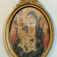 Antique Oval Framed Decoupage of the Virgin Mary - The Mustard Seed Collection, The Seed