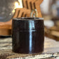 Antique Primitive Brown Albany-Slip Stoneware Crock Jarcrock