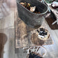 Antique Primitive Bucket Table