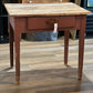 Antique Primitive Desk with Drawer - 30" Rustic Scraped Wood Writing Table - The Mustard Seed Collection, The Seed