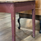 Antique Primitive Desk with Drawer - 30" Rustic Scraped Wood Writing Table - The Mustard Seed Collection, The Seed