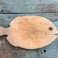 Antique Primitive Hand-Carved Fish Wooden Cutting Boardcutting board