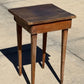Antique Primitive Side Table Peg Nails - The Mustard Seed Collection, The Seed