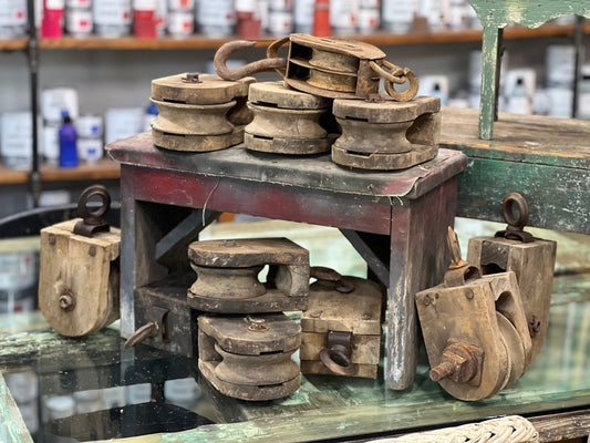 Antique Pulley - The Mustard Seed Collection, The Seed