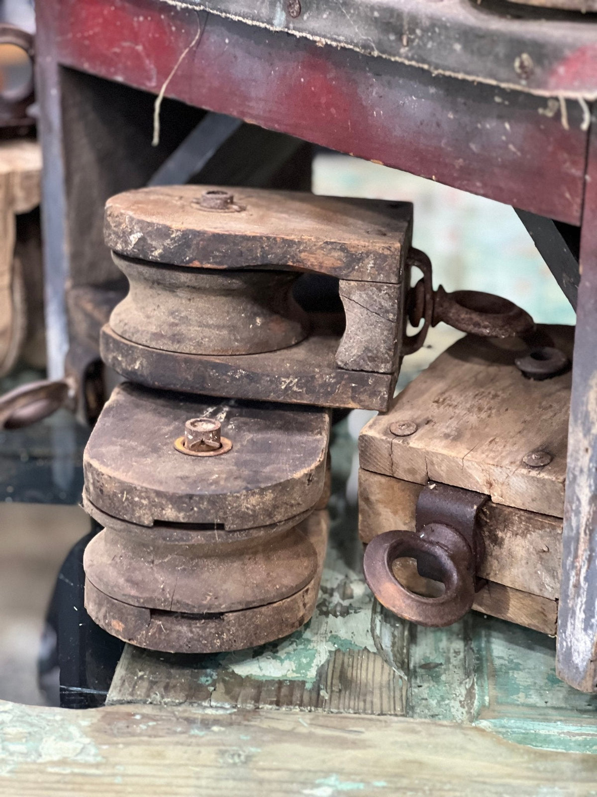 Antique Pulley - The Mustard Seed Collection, The Seed