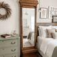 Antique Quarter Sawn Oak Pier Mirror & Hall Tree - The Mustard Seed Collection, The Seed
