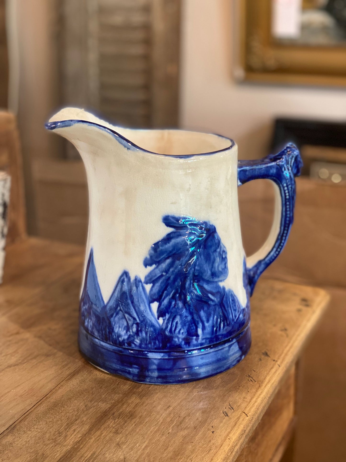 Antique Sleepy Eye Water Pitcher
