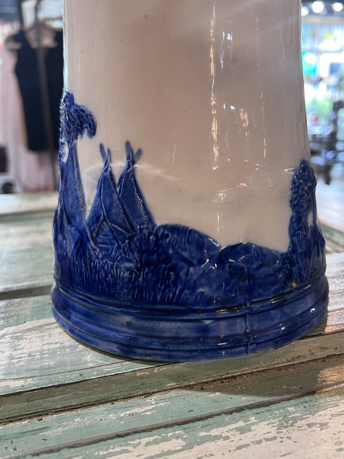 Antique Sleepy Eye Water Pitcher - The Mustard Seed Collection, The Seed