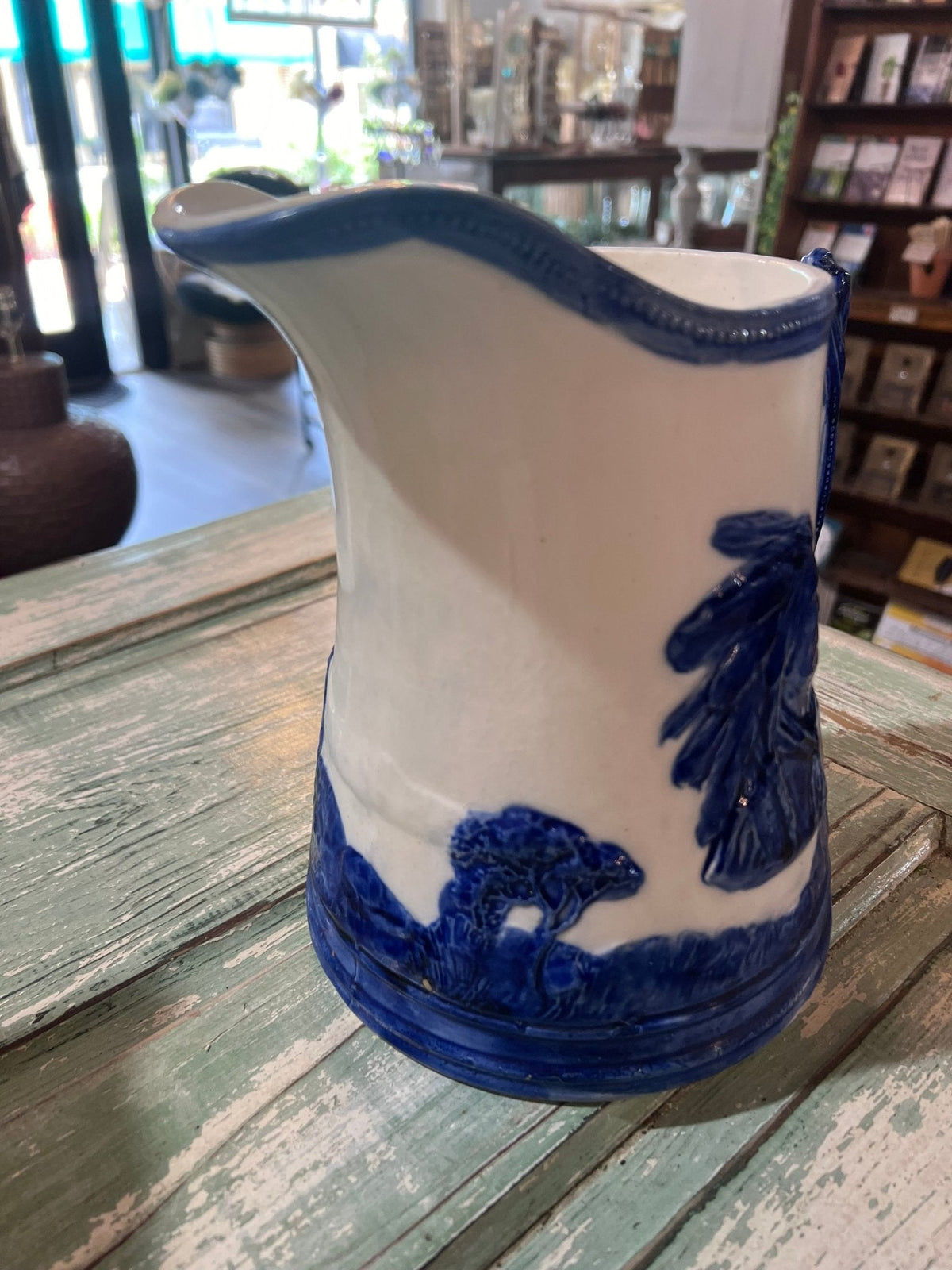 Antique Sleepy Eye Water Pitcher - The Mustard Seed Collection, The Seed