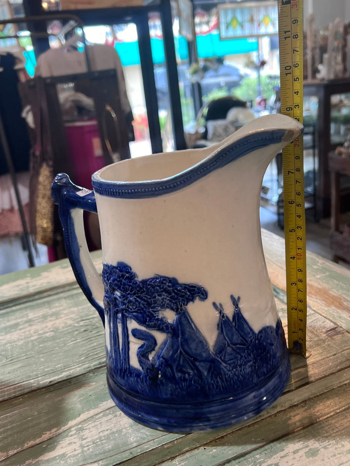 Antique Sleepy Eye Water Pitcher - The Mustard Seed Collection, The Seed