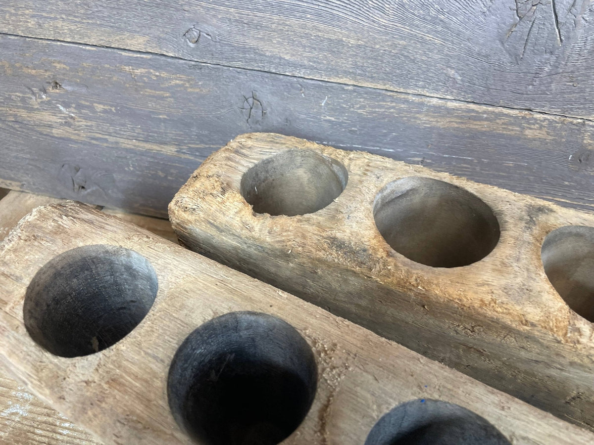 Antique Sugar Mold-12 Hole Original-Alamo - The Mustard Seed Collection, The Seed