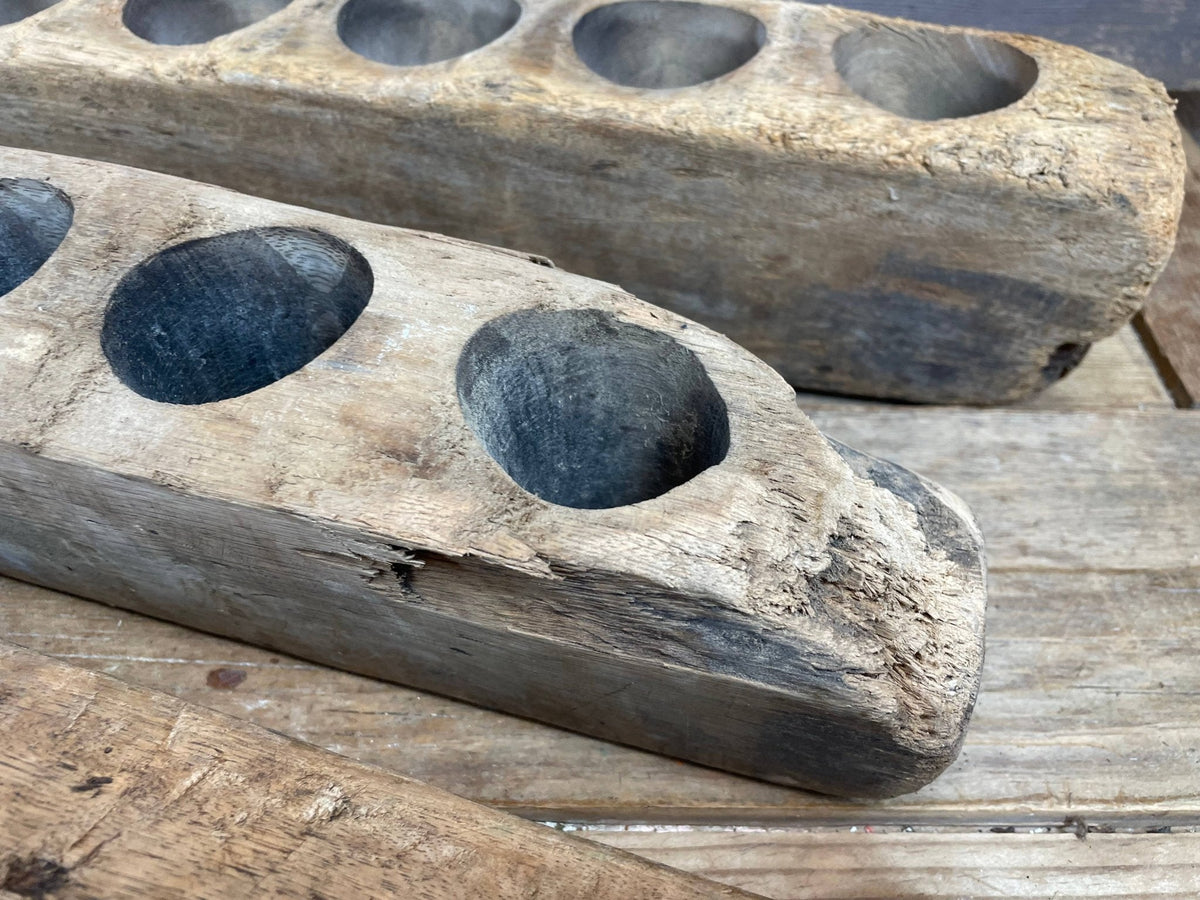 Antique Sugar Mold-12 Hole Original-Alamo - The Mustard Seed Collection, The Seed