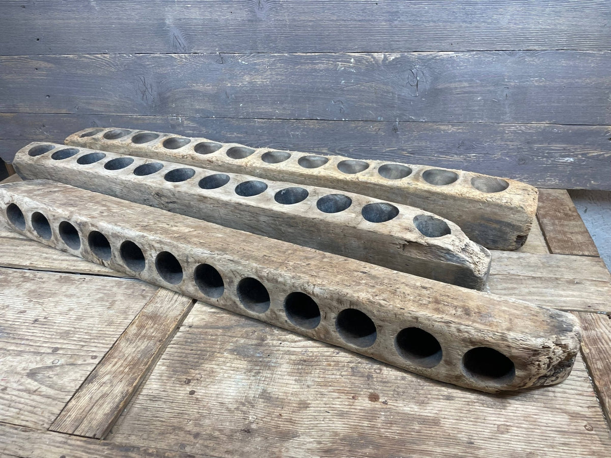 Antique Sugar Mold-12 Hole Original-Alamo - The Mustard Seed Collection, The Seed