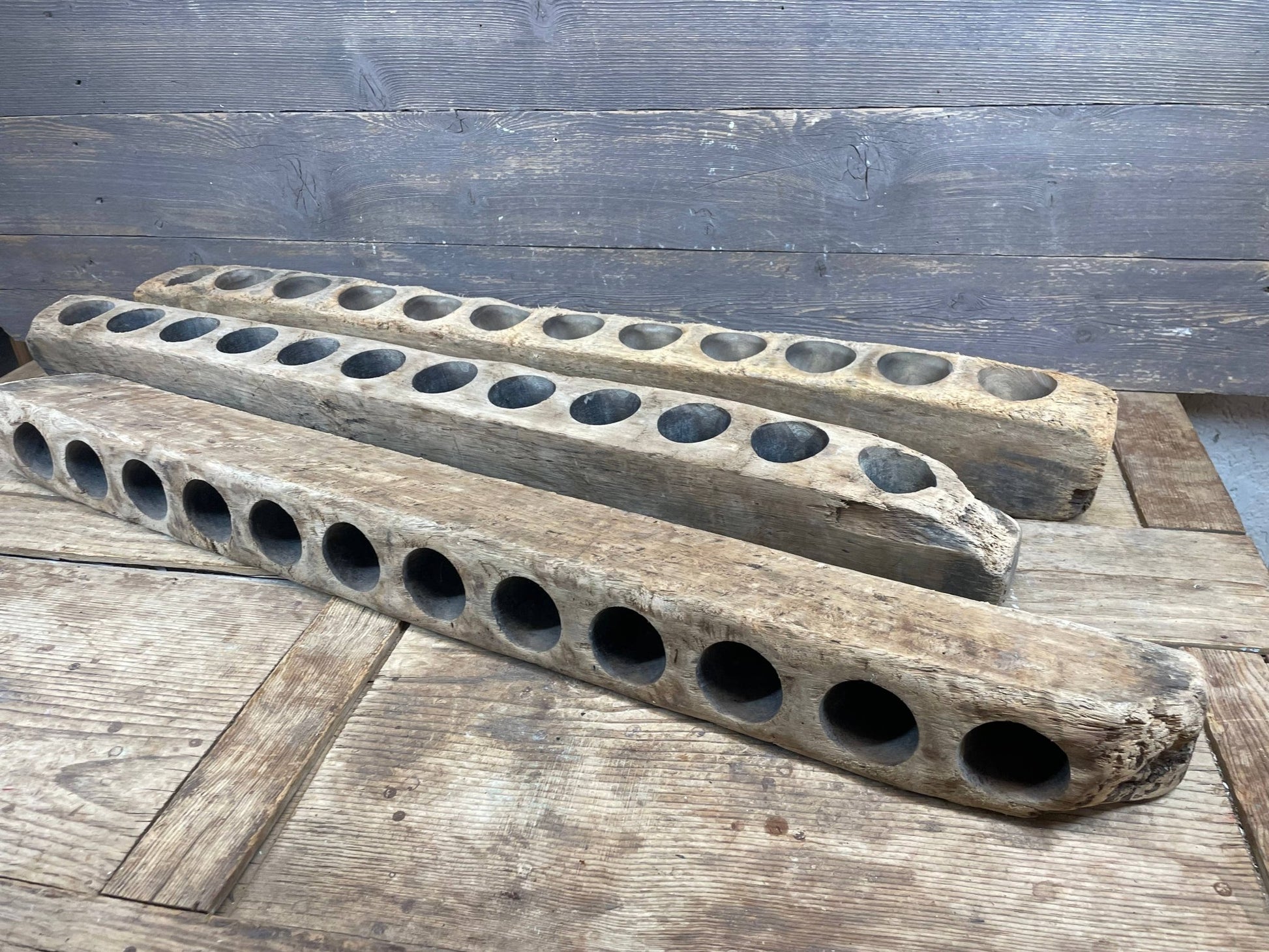 Antique Sugar Mold-12 Hole Original-Alamo
