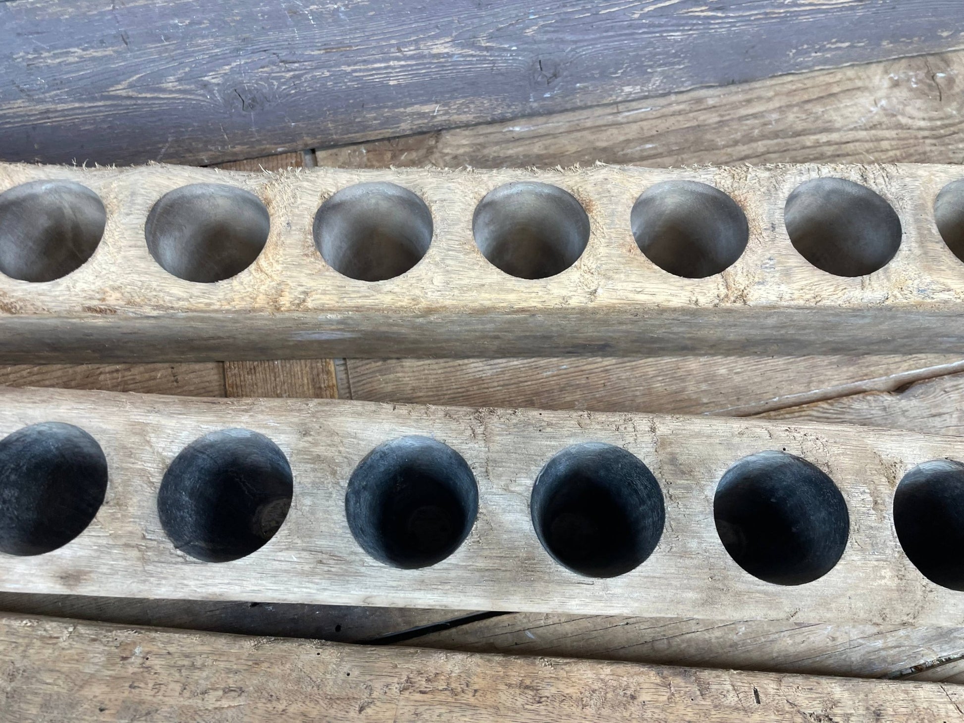 Antique Sugar Mold-12 Hole Original-Alamo