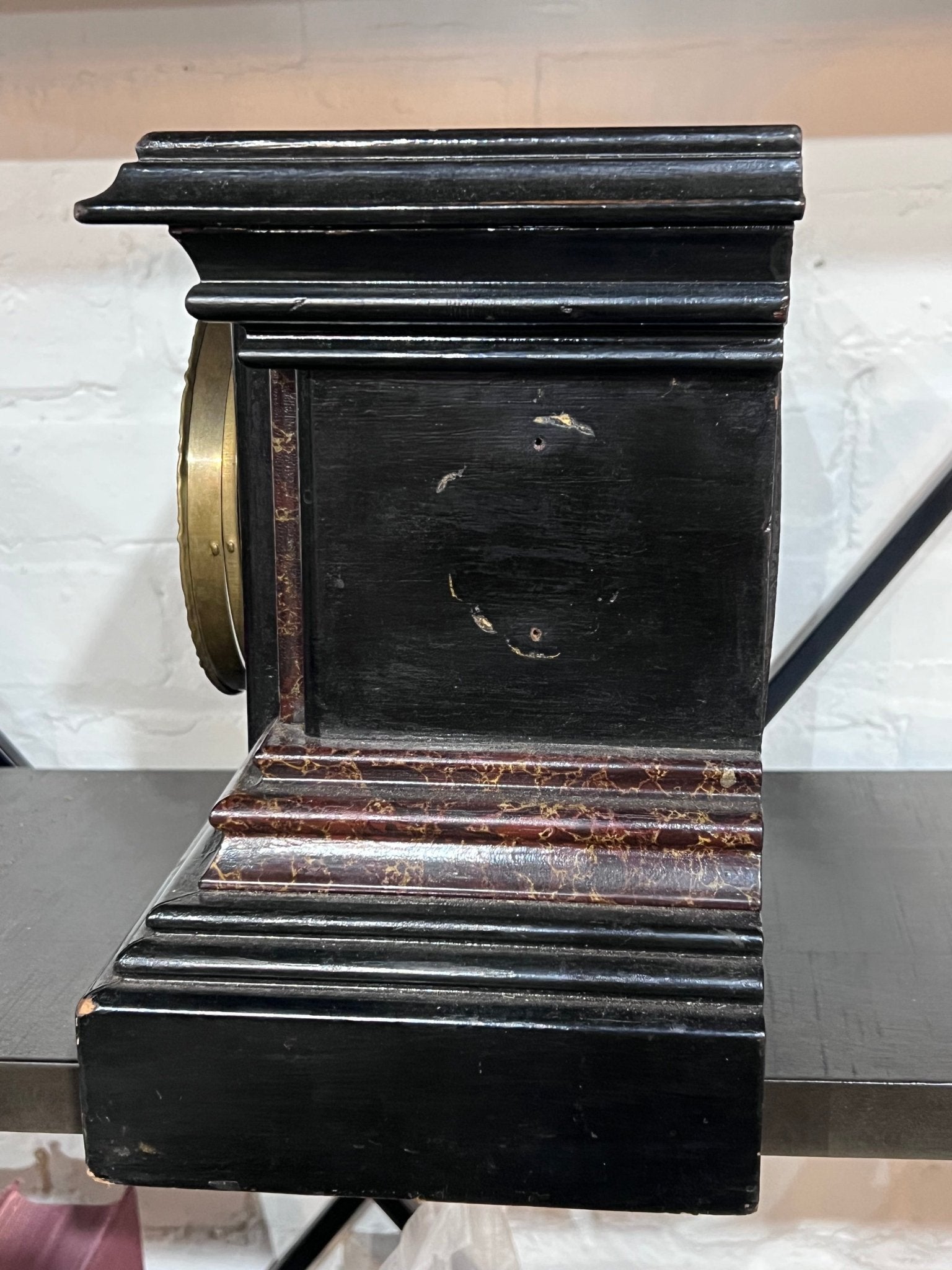 Antique Victorian-Style Mantel Clock - The Mustard Seed Collection, The Seed
