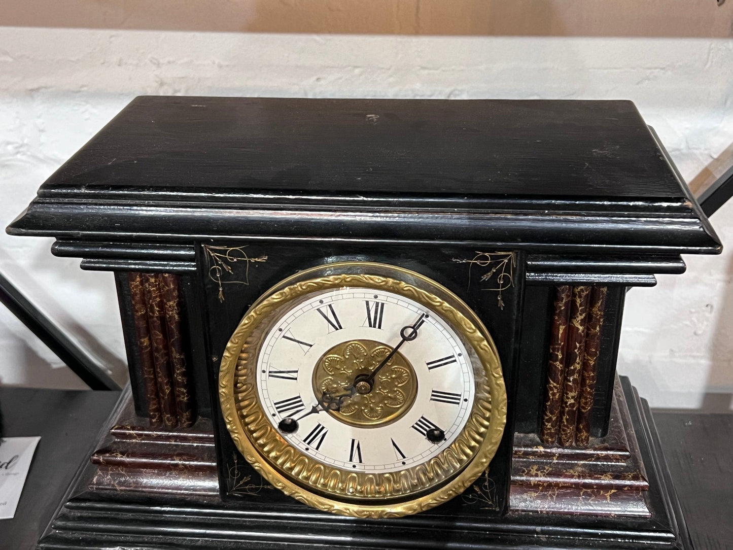 Antique Victorian-Style Mantel Clock - The Mustard Seed Collection, The Seed
