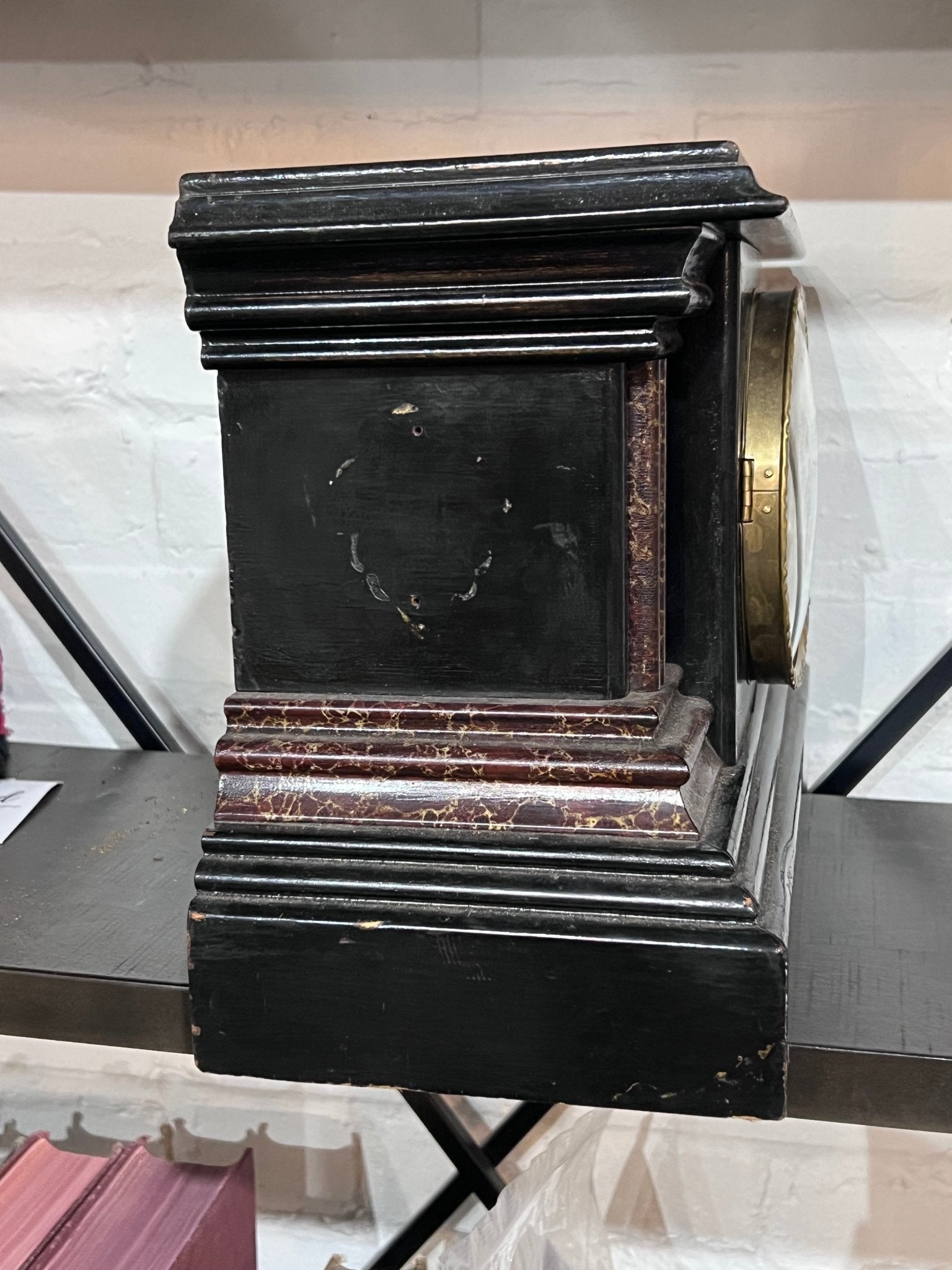 Antique Victorian-Style Mantel Clock - The Mustard Seed Collection, The Seed