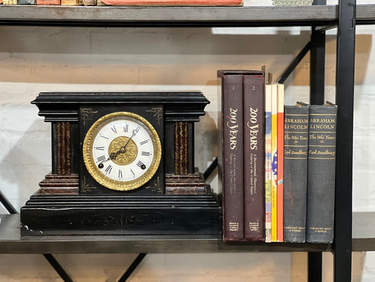 Antique Victorian-Style Mantel Clock - The Mustard Seed Collection, The Seed