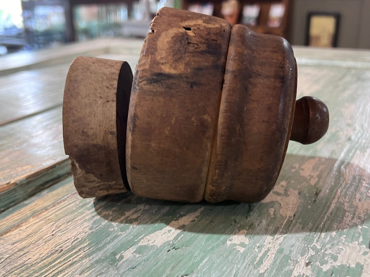 Antique Wheat Bushell Butter Mold - The Mustard Seed Collection, The Seed