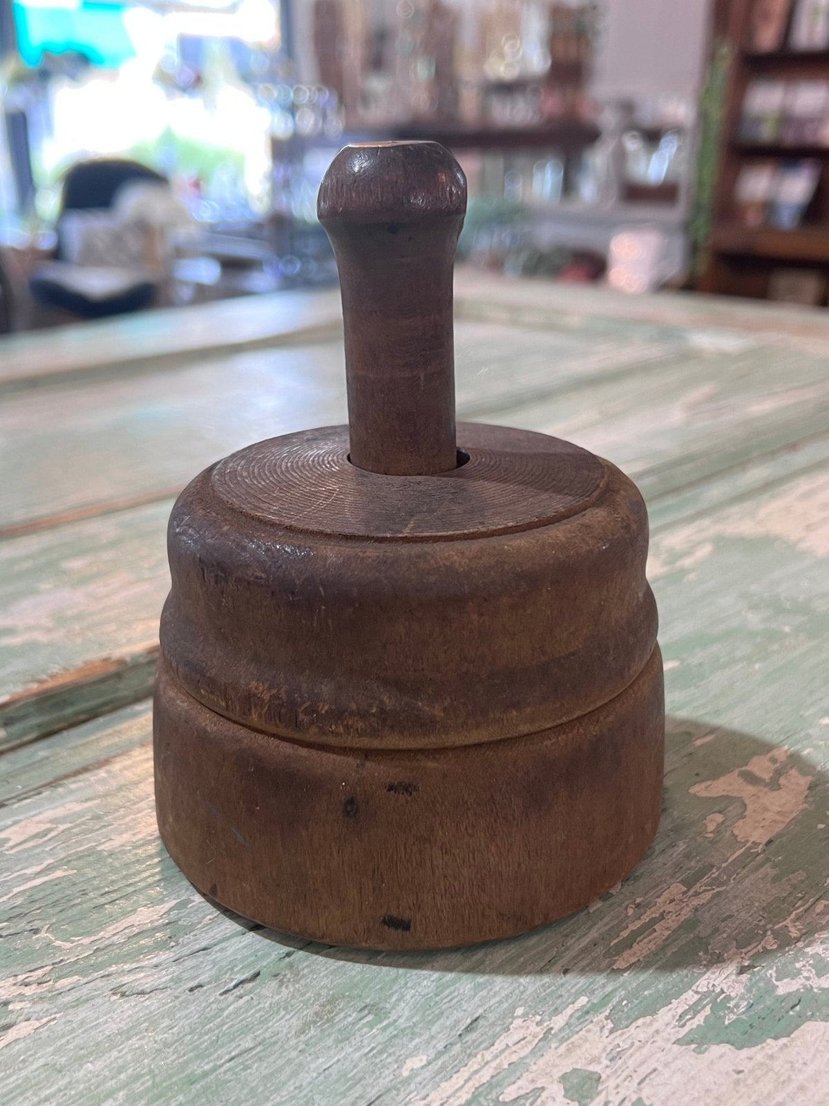 Antique Wheat Bushell Butter Mold - The Mustard Seed Collection, The Seed